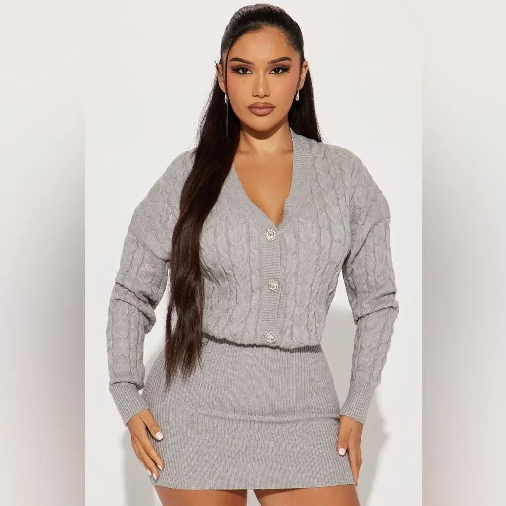 FN Abbey Sweater Midi Dress